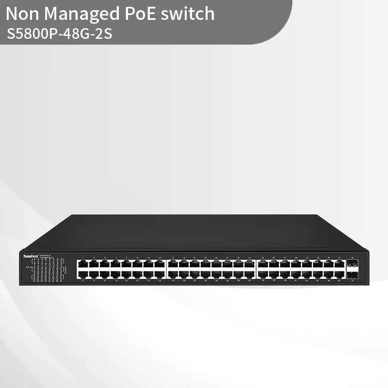 Full Gigabit 2SFP+48GE POE Switch