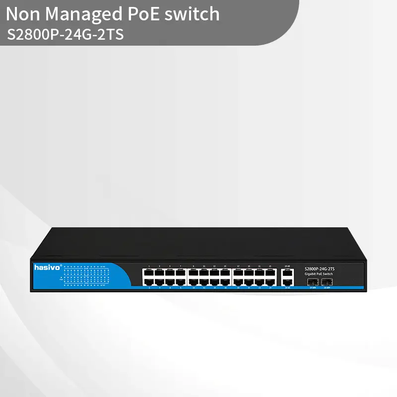 Full Gigabit 2SFP+26GE POE Switch